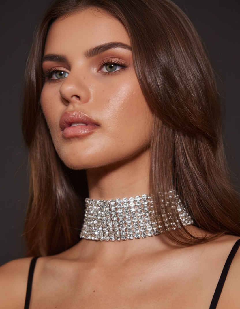 My Romance Rhinestone Choker