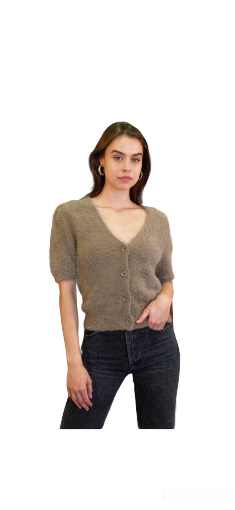 FUZZY CARDIGAN