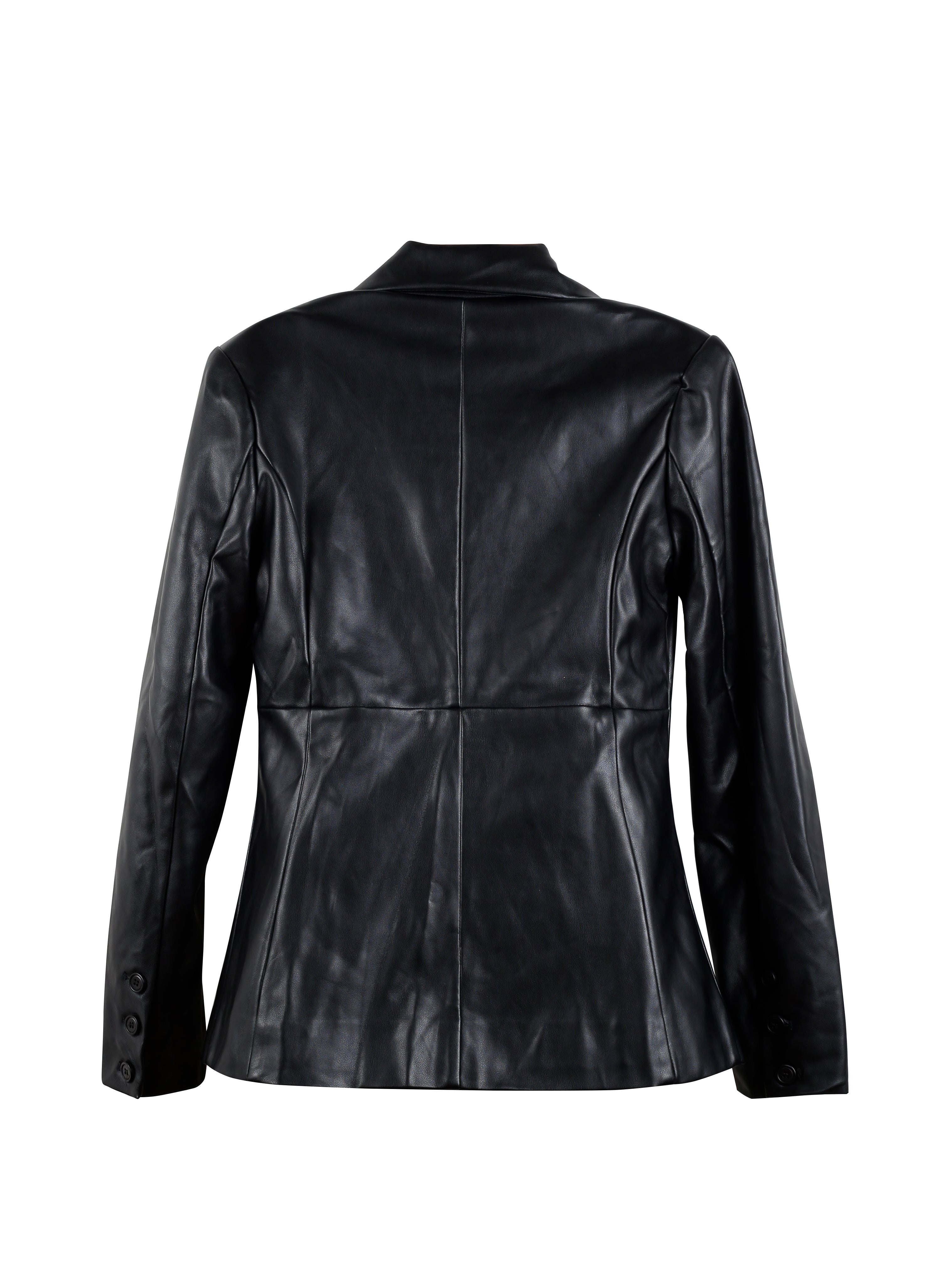 FAUX LEATHER JACKET