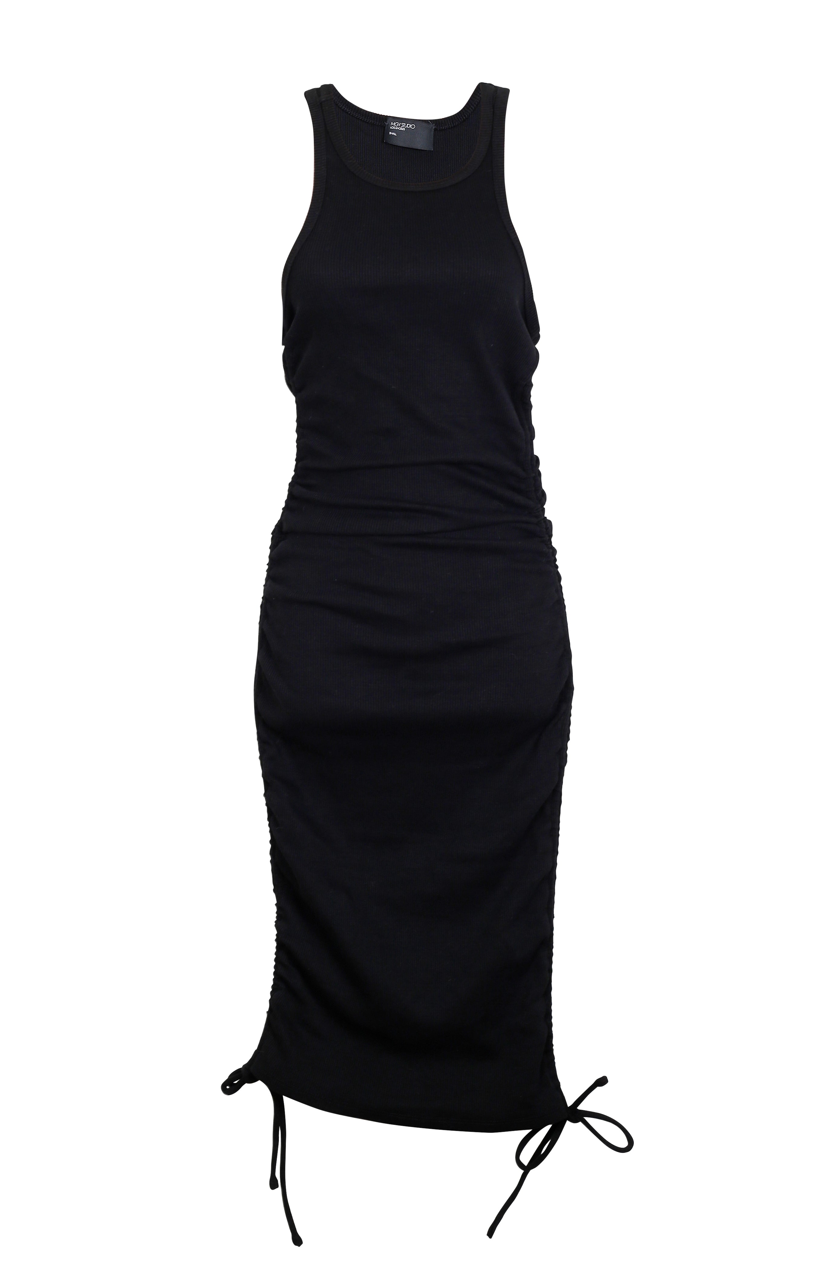 SLEEVELESS RIB KNIT DRESS