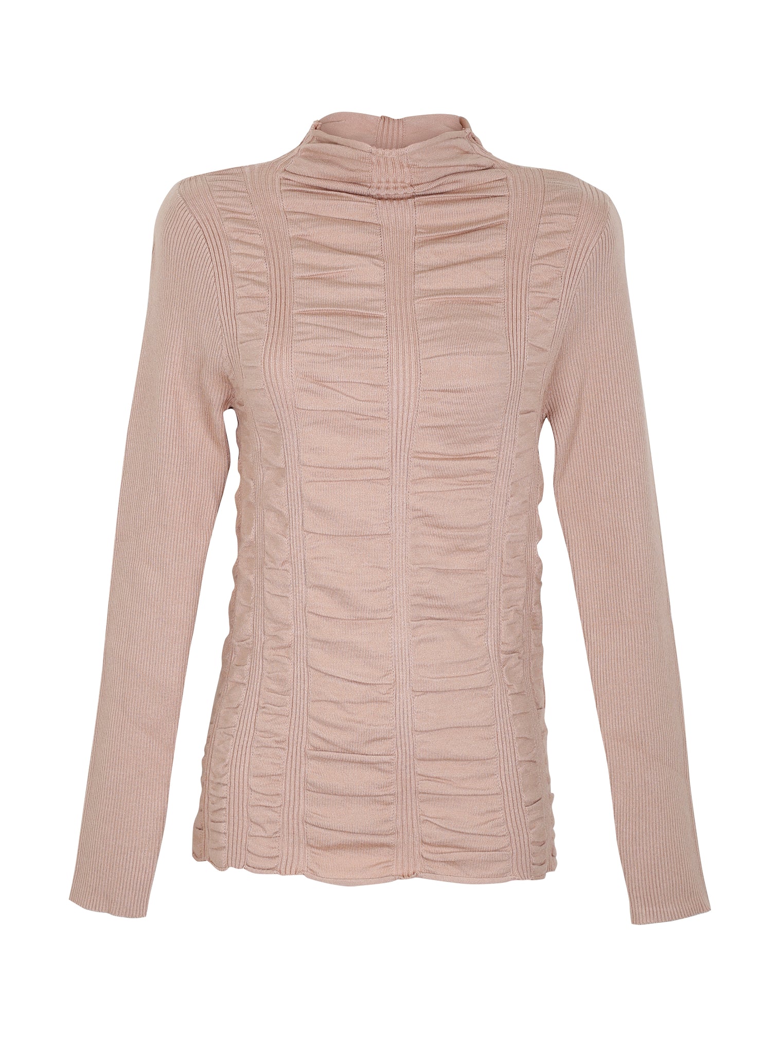 RUCHED LONG SLEEVE
