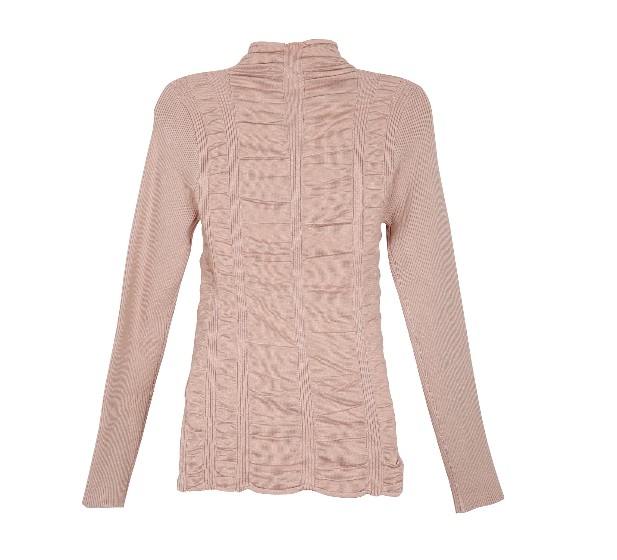 RUCHED LONG SLEEVE