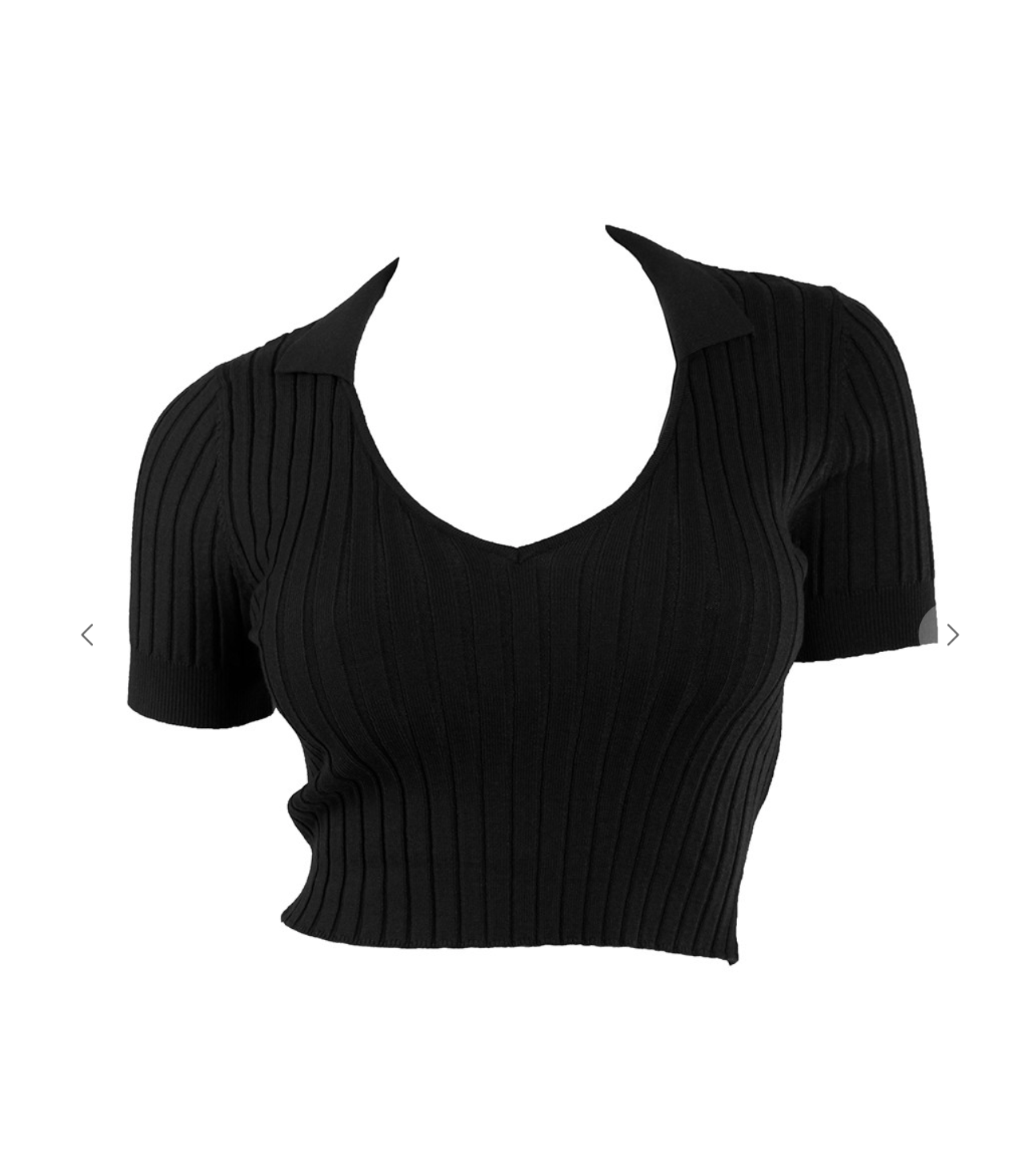 COLLAR CROP TOP