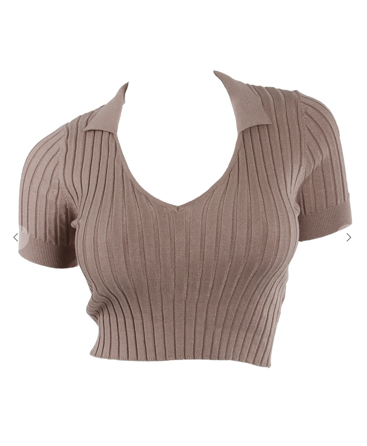 COLLAR CROP TOP